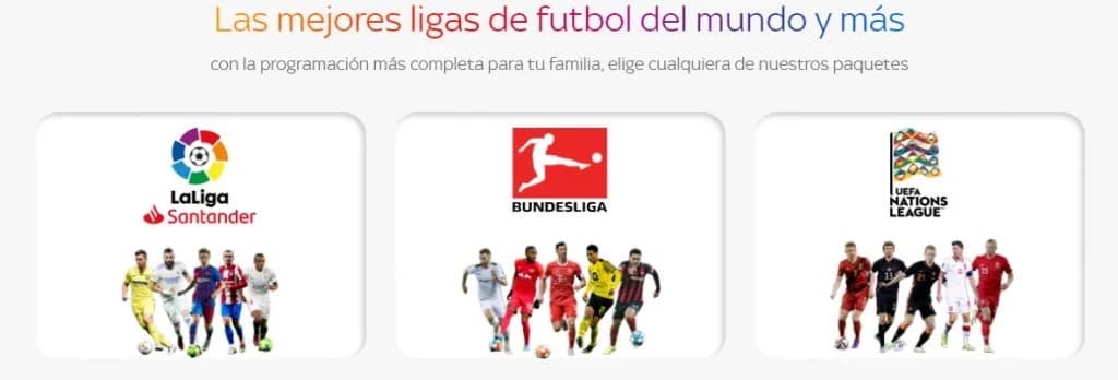 Ligas de Fútbol por Sky Sports